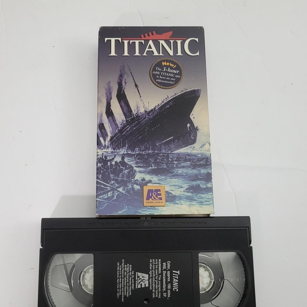 Titanic VHS tape